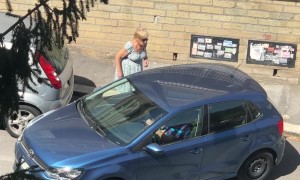 Woman Screams At Parking Man