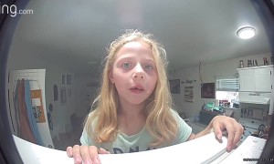 Girl Sneaks a Cookie Without Mom’s Permission