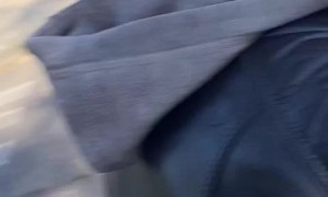 Is this parrot floating in the air?