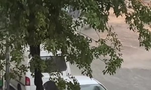 Streets Turned To A Rushing River