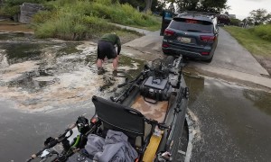 Rumor Has It He's Still Trying to Get Out of the Water to This Day