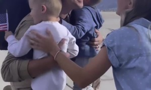 The sweetest homecoming after months of deployment