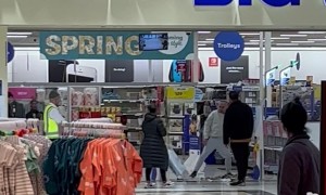 Man Damages Signs at Melbourne Kmart