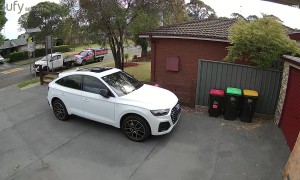 Superhero Scopes Out Someone's Property