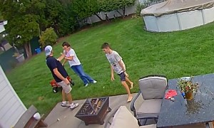 Husband Hits Head On Hanging Planter