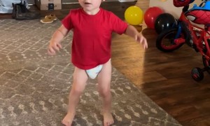 2-Year-Old Wakes Up To Surprise Gift Bike