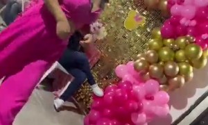 Swinging Dancer Accidentally Kicks Bystander