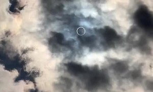 2023 Solar Eclipse Filmed in San Antonio