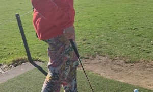 Mom Tries Golf