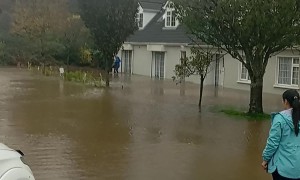 Storm Babet Floods Riverstick, Ireland