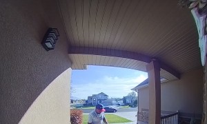 Delivery Driver Gets A Surprise