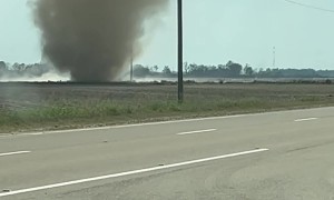 Dust Tornado In Mississippi Delta