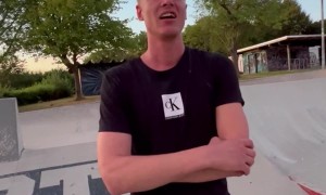 Skateboarder Breaks a Tooth