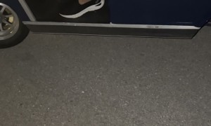 Lady Gets Upset at Rollerblader