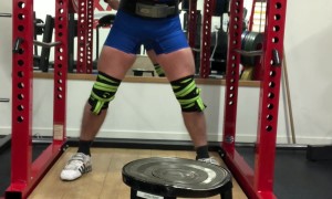 Failed Lift Topples Squat Rack