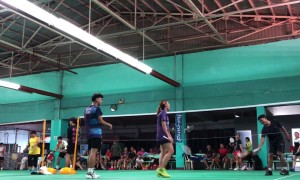 A Very Intense Badminton Game