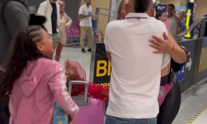 Family Reunited at Airport