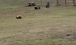 Son Engineers Single-Person Teeter-Totter
