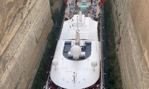 Cruise Ship Threads The Needle