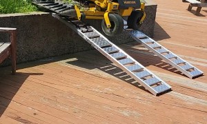Lawn Mower Ramp Failed Successfully