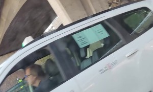 Truck Gets Stuck Under Overpass