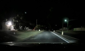 Meteor In The Night Sky Over Perth