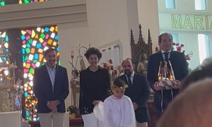 Boy Angel Flosses on Stage