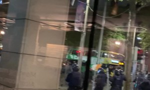 Stuck Inside While Cafe Is Destroyed