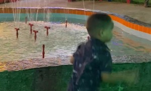 2-Year-Old Accidently Falls in Public Fountain