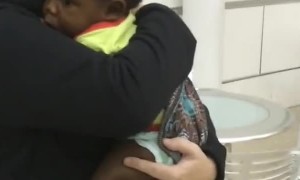 Priceless moment couple become parents of addopted boy from Malawi 