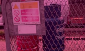 Atmospheric Conditions Bathe World in Pink Light