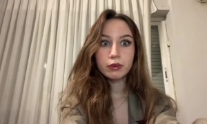 Spider-Cat Climbs Curtains