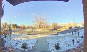 Icy Front Steps Lead To Fall