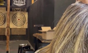 Knife Thrower Misses The Mark