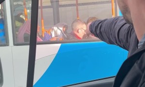 Driver Plays a Prank on Bus Passengers