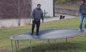 Trampoline Denies Backflip