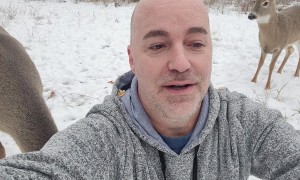 Reading Shakespeare to My Sweetest Whitetail Deer Friend