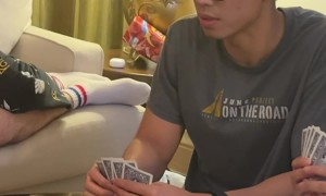 Sleeping Card Game Prank