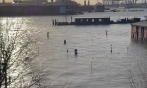 Hamburg, Germany hit by heavy floods