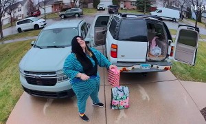 Security Camera Captures Wardrobe Malfunction