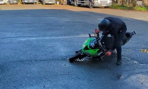 Motorcycle Wants To Keep Drifting