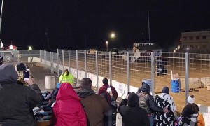 Truck Dropped From Crane For New Year's Celebration
