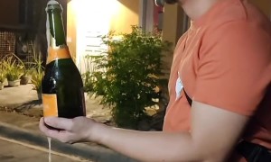 New Year Champagne Cork Fails To Fly