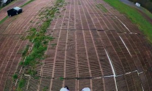 Snowy BASE Jump in Switzerland