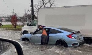 Flooded Streets Of Dallas