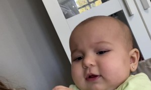 Baby Won't Let Go Of Hair