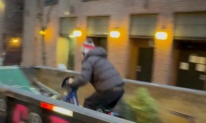 City Bike Stunt Gone Wrong