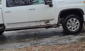 North Dakota Roads Turned into an Ice Rink