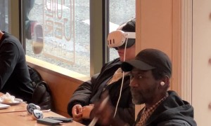 Man Casually Performs Magic at Portland Cafe