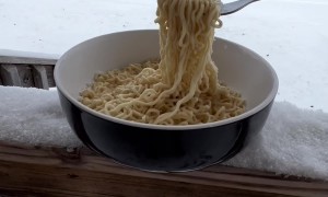 A Wintery Ghost Eats Ramen
